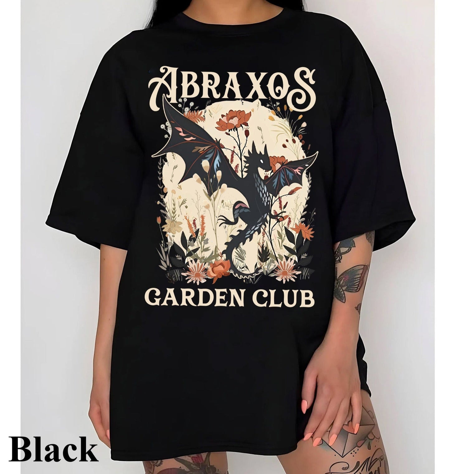 Abraxos Flower Garden Club Throne Of Glass Flower Shirt