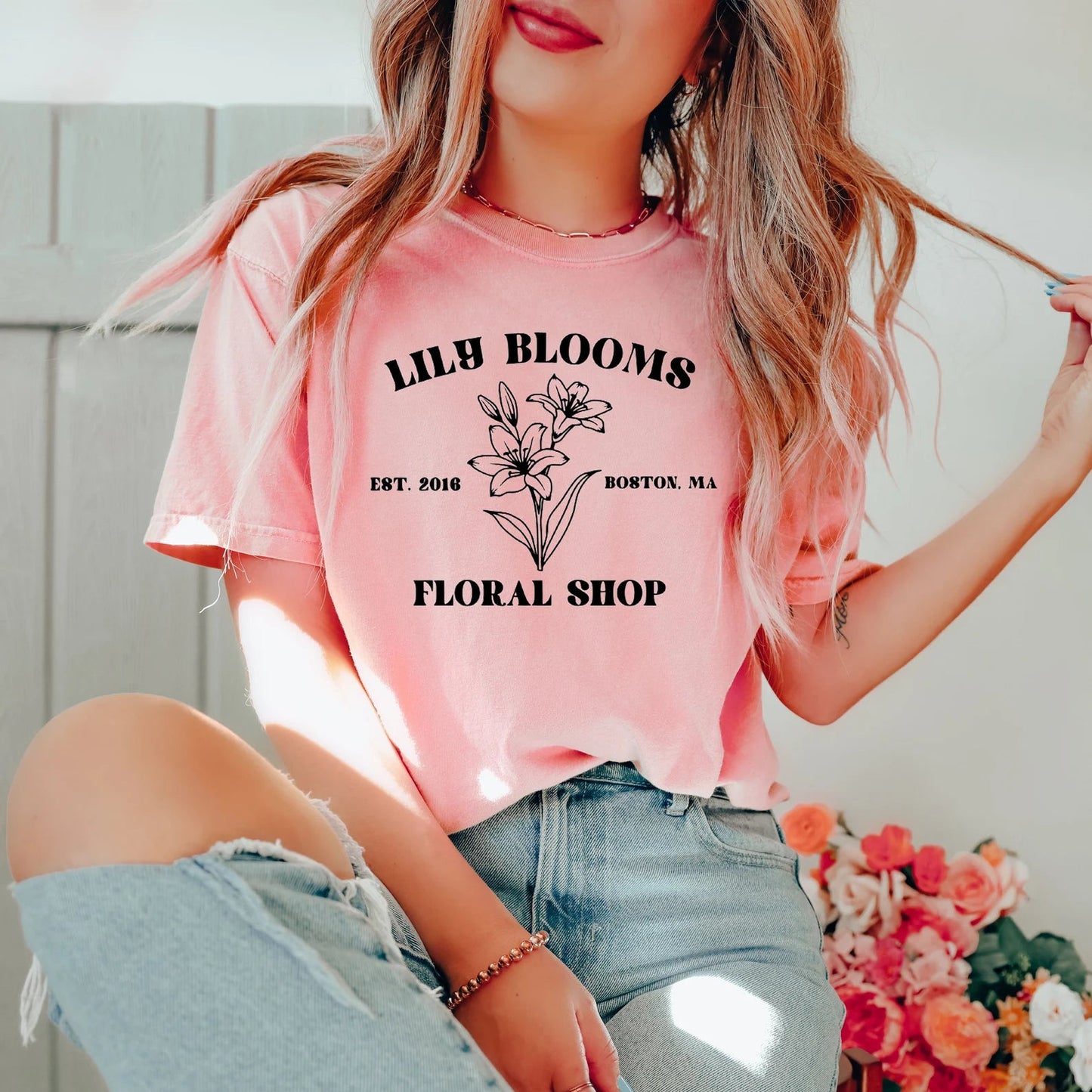 It Ends With Us | Lily Bloom's Floral Shop Shirt