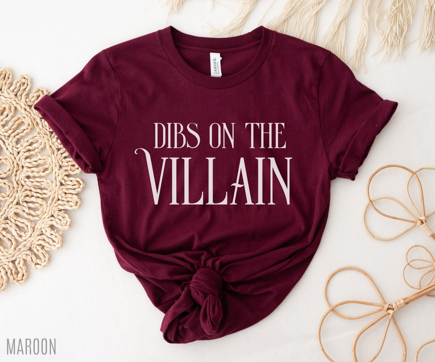 Bookish Shirt | Dibs on the Villain Shirt