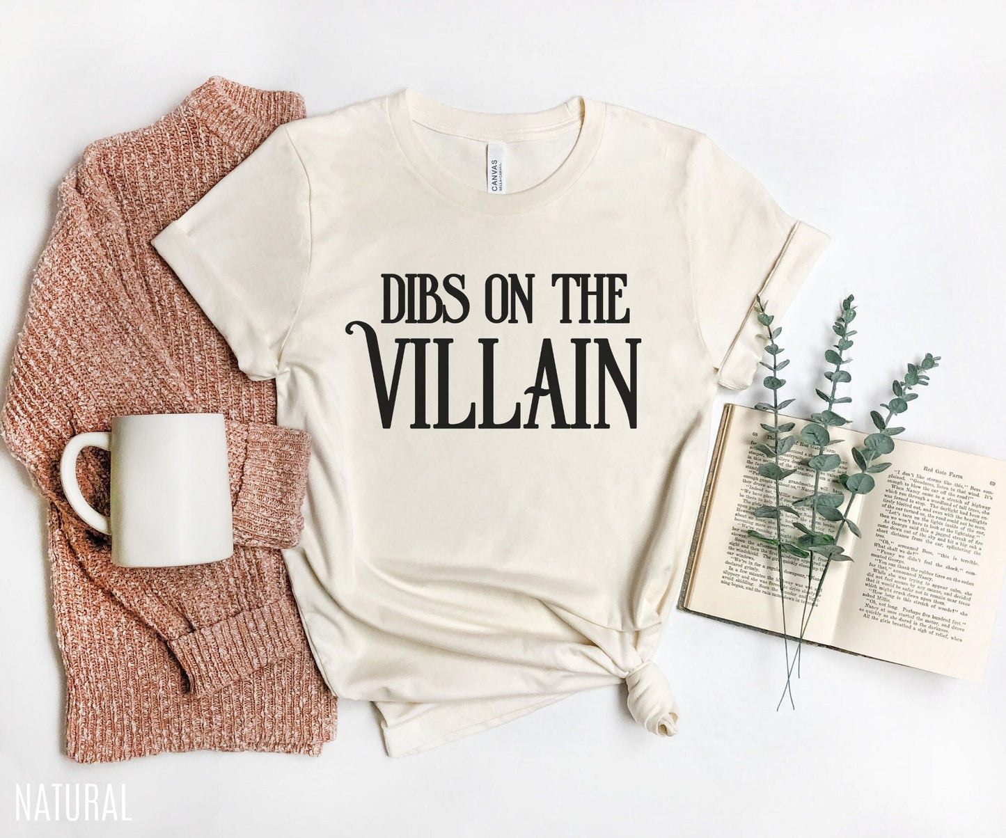 Bookish Shirt | Dibs on the Villain Shirt