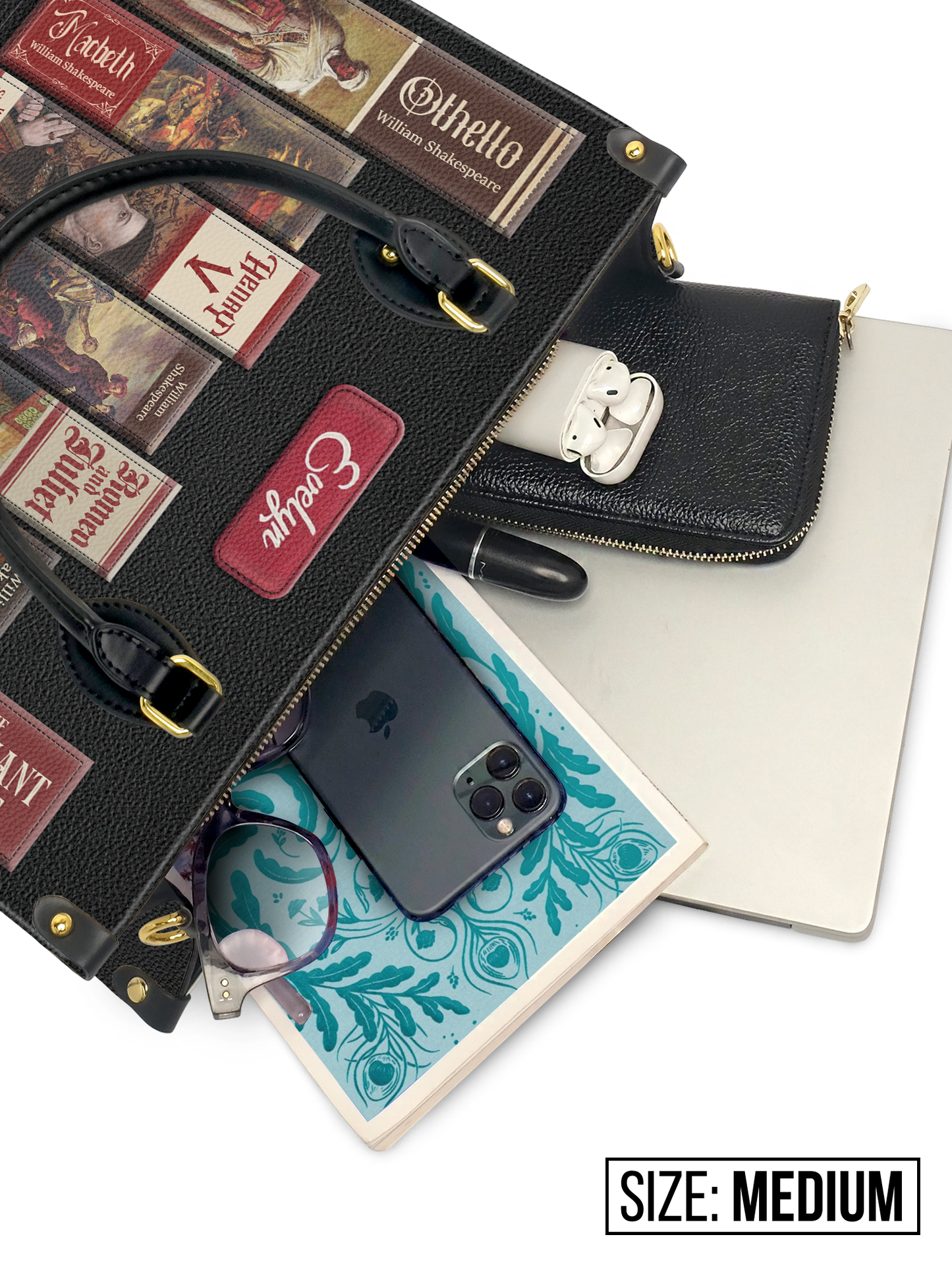 Libro William Shakespeare NQAY0802001A Leather Bag