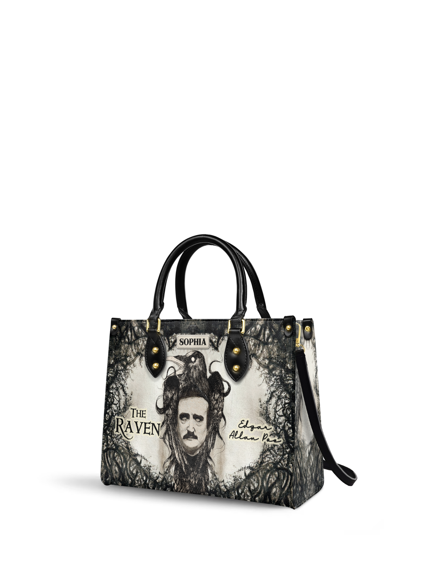 Libro The Raven Edgar Allan Poe TTAY0603002A Leather Bag
