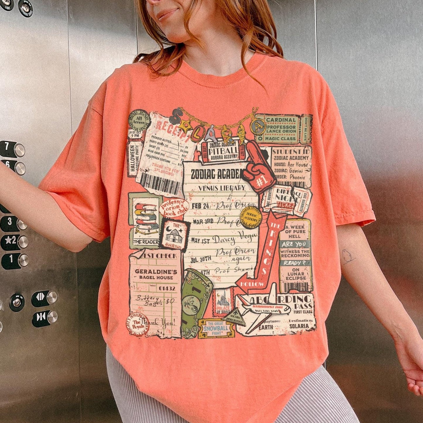 Vintage Travel Solaria Shirt Zodiac Academy Comfort Colors®