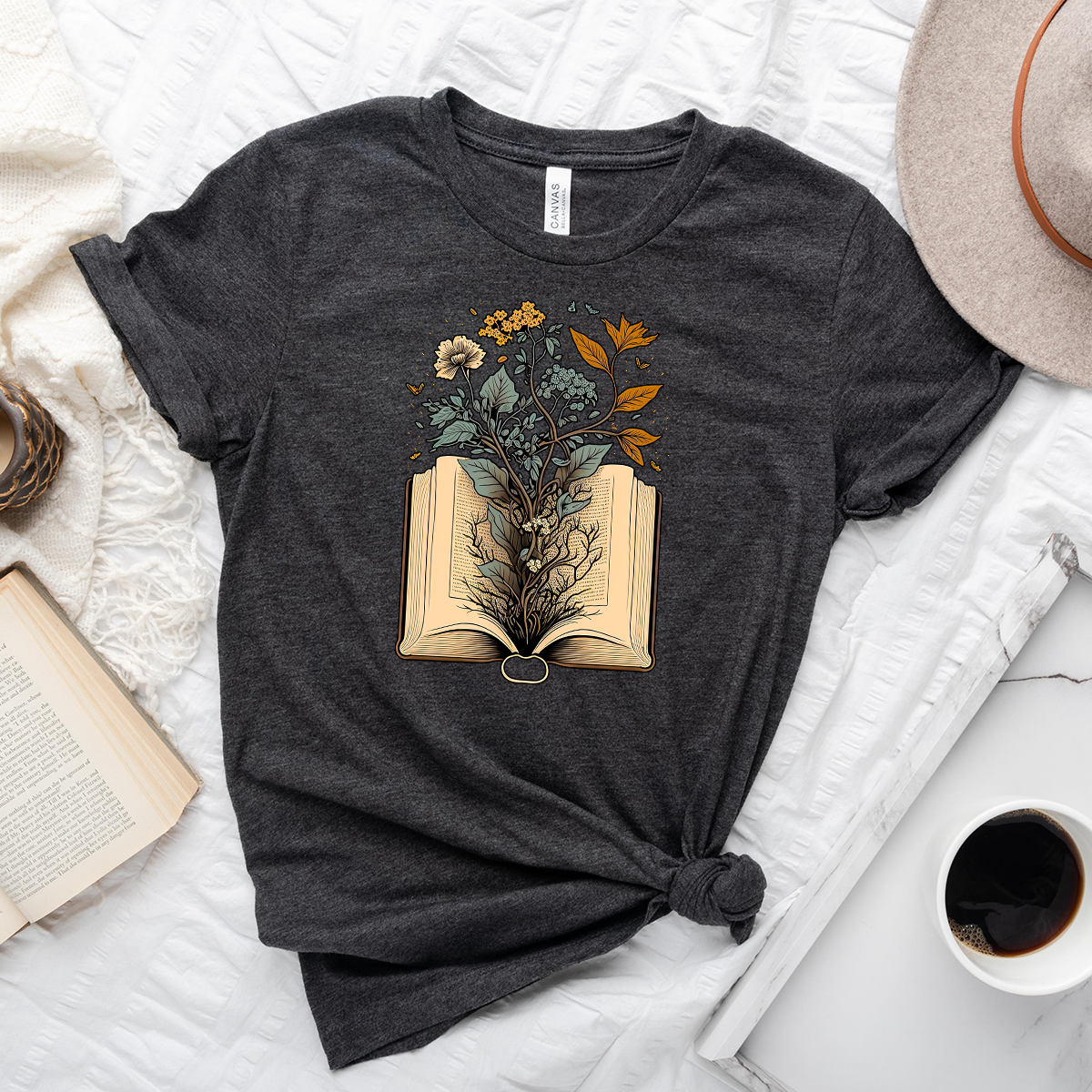 growing book unisex tee