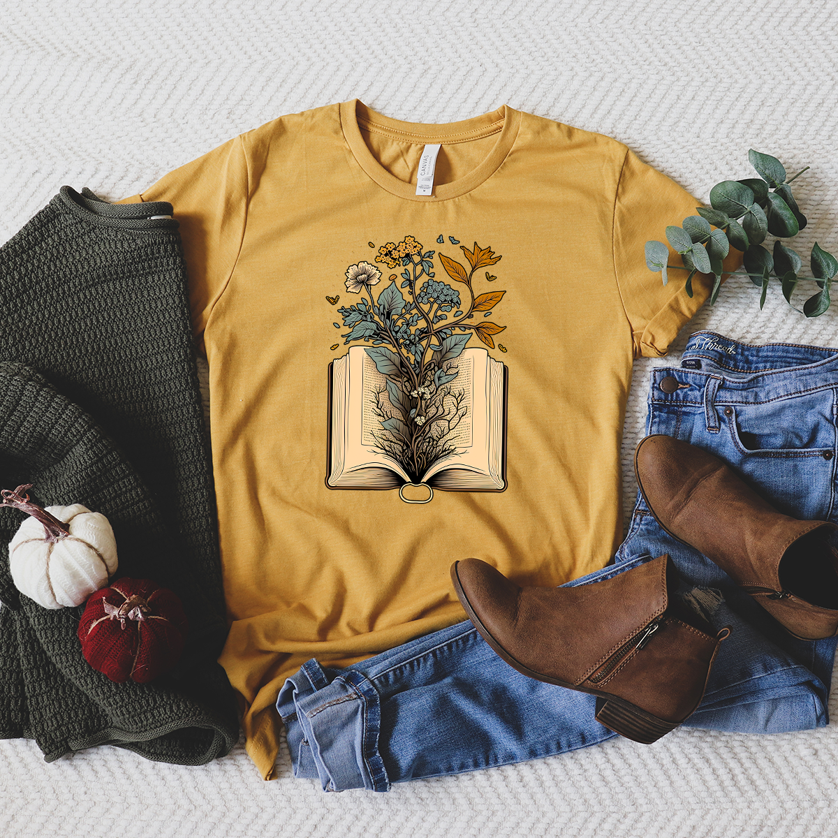 growing book unisex tee