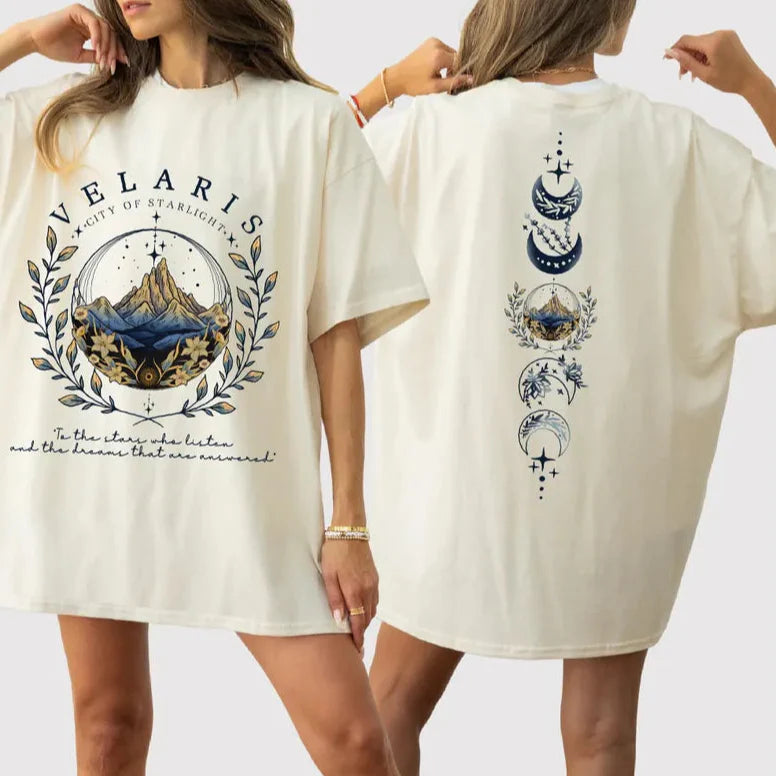 Abraxos Wyvern Velaris ACORTA Shirt | Sarah J Maas Merch | Fantasy Bookish Shirt
