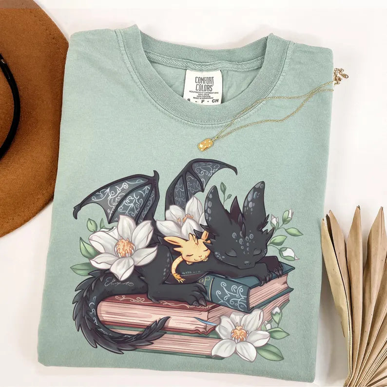 Fantasy Book Dragon Shirt Comfort Colors®