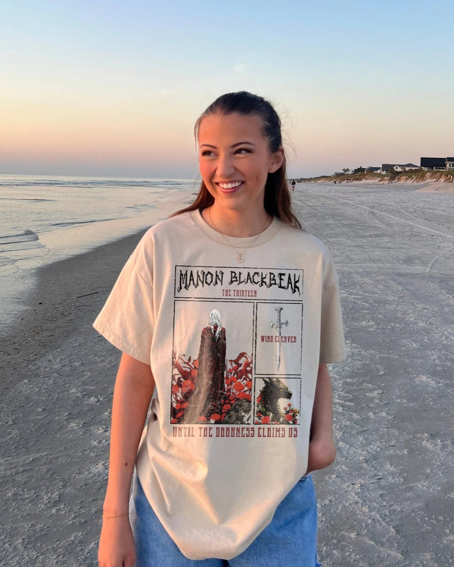 Manon Blackbeak Shirt | The Thirteen Shirt Abraxos Licensed Throne Of Glass Merch SJM Universe Ironteeth Rowan Kingsflame Aelin Terrasen