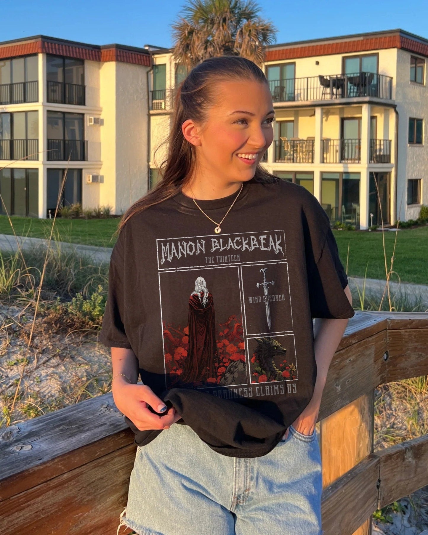 Manon Blackbeak Shirt | The Thirteen Shirt Abraxos Licensed Throne Of Glass Merch SJM Universe Ironteeth Rowan Kingsflame Aelin Terrasen