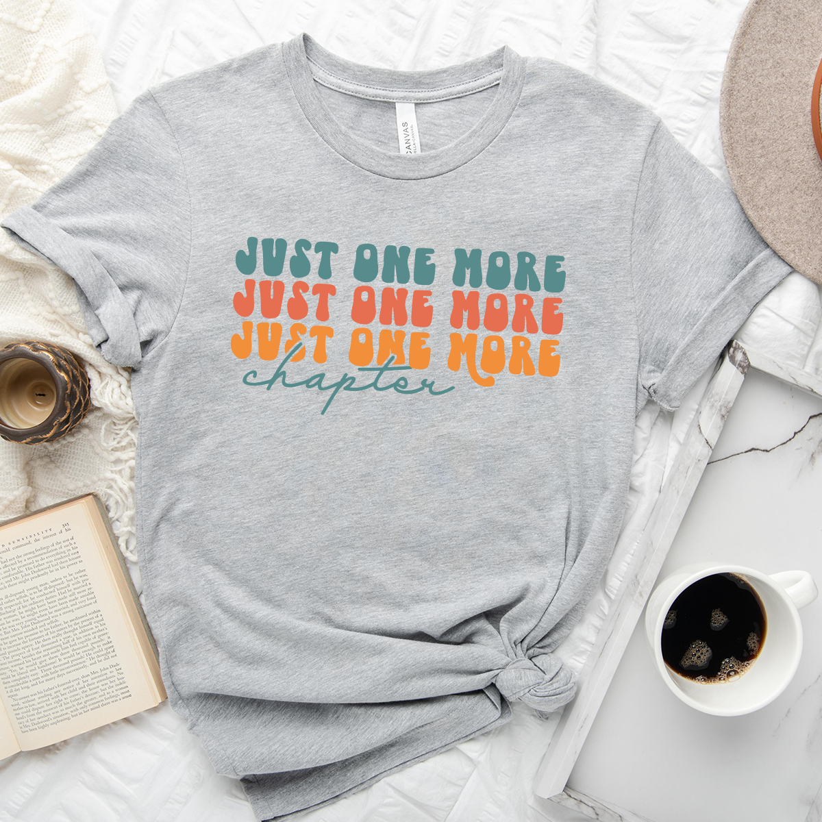 just one more chapter unisex tee