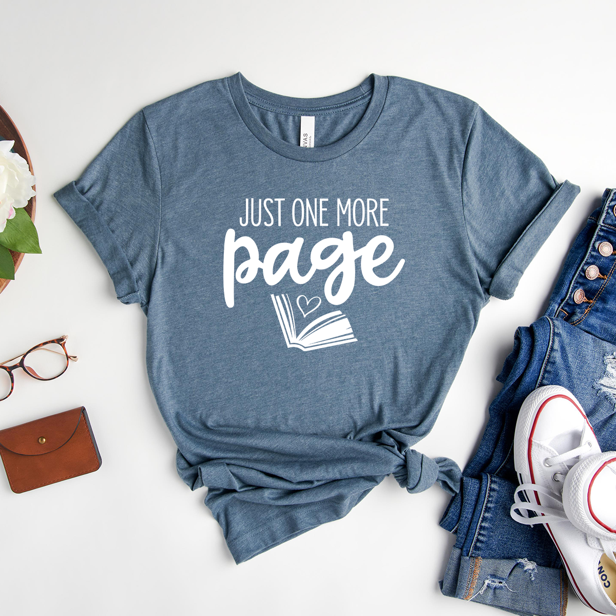 just one more page unisex tee