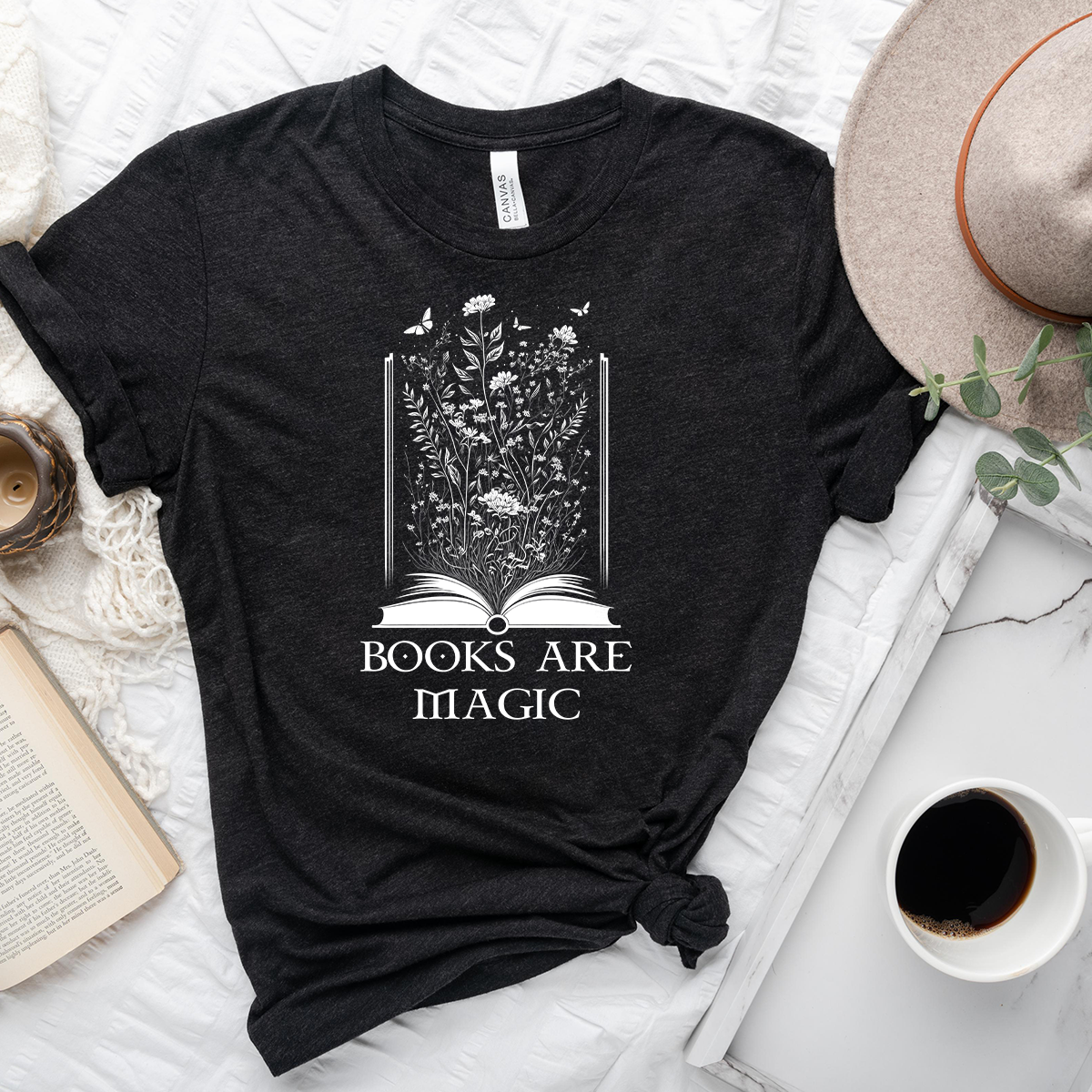 magic books unisex tee