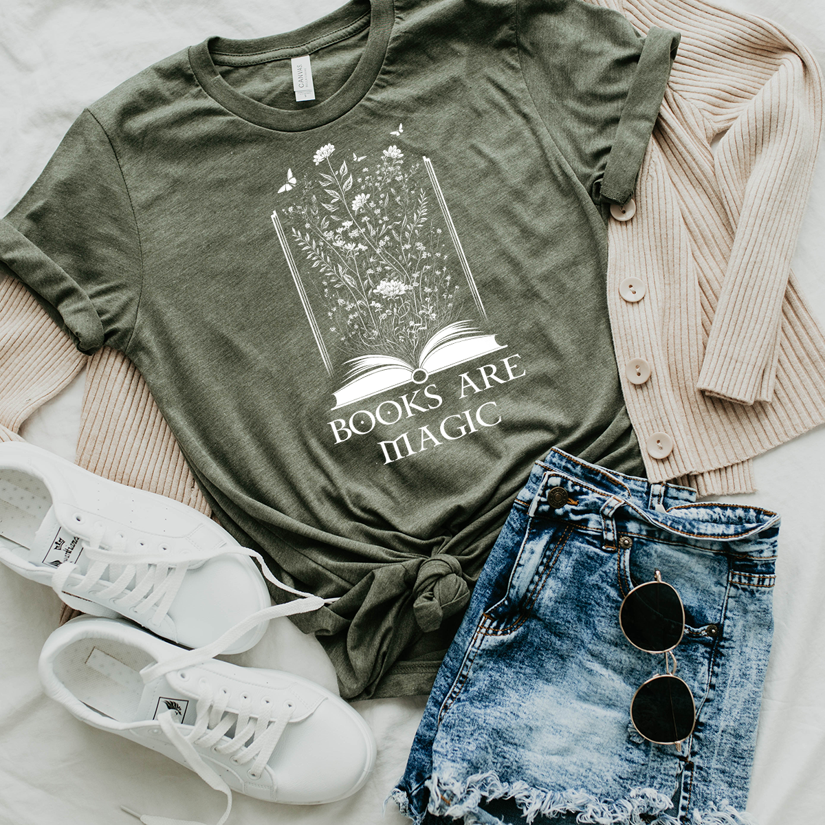 magic books unisex tee