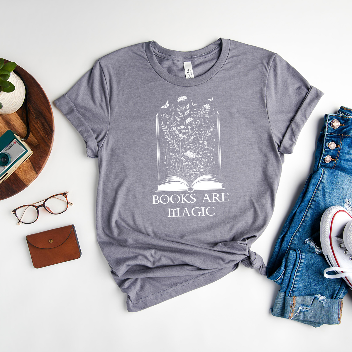 magic books unisex tee