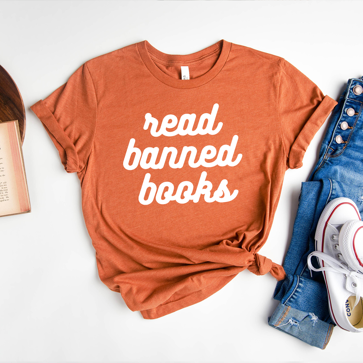read banned books unisex tee