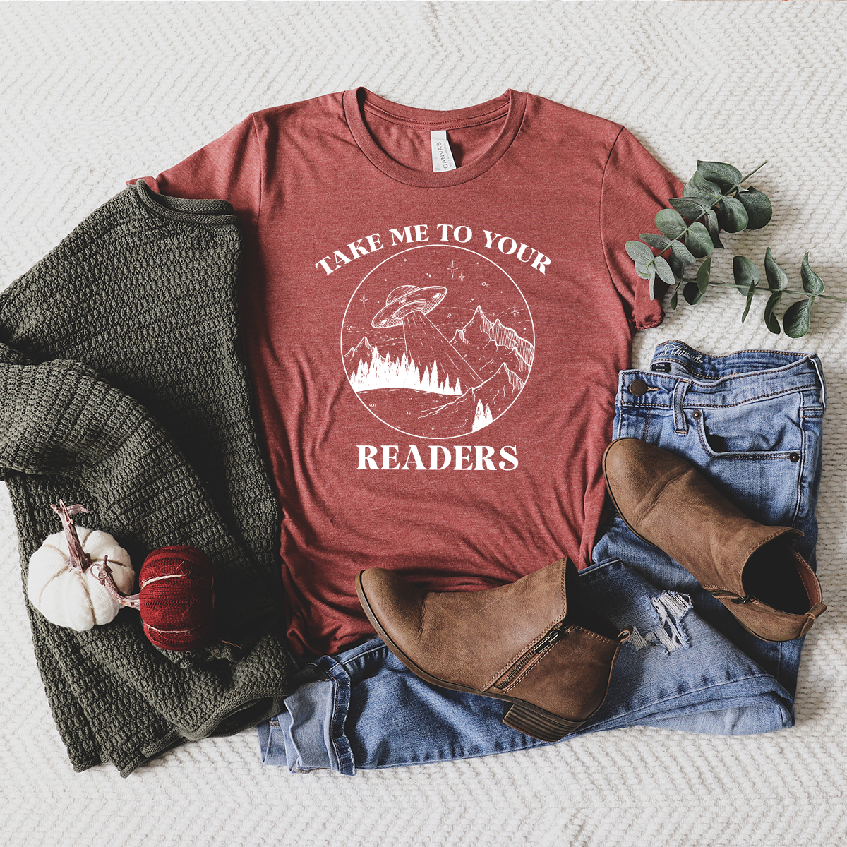 take me to your readers unisex tee