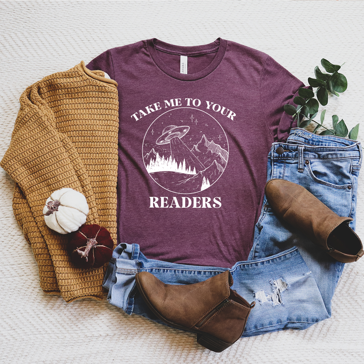 take me to your readers unisex tee