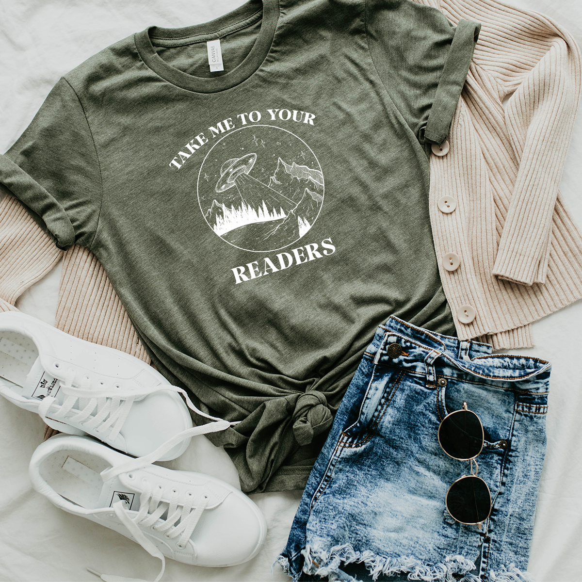 take me to your readers unisex tee