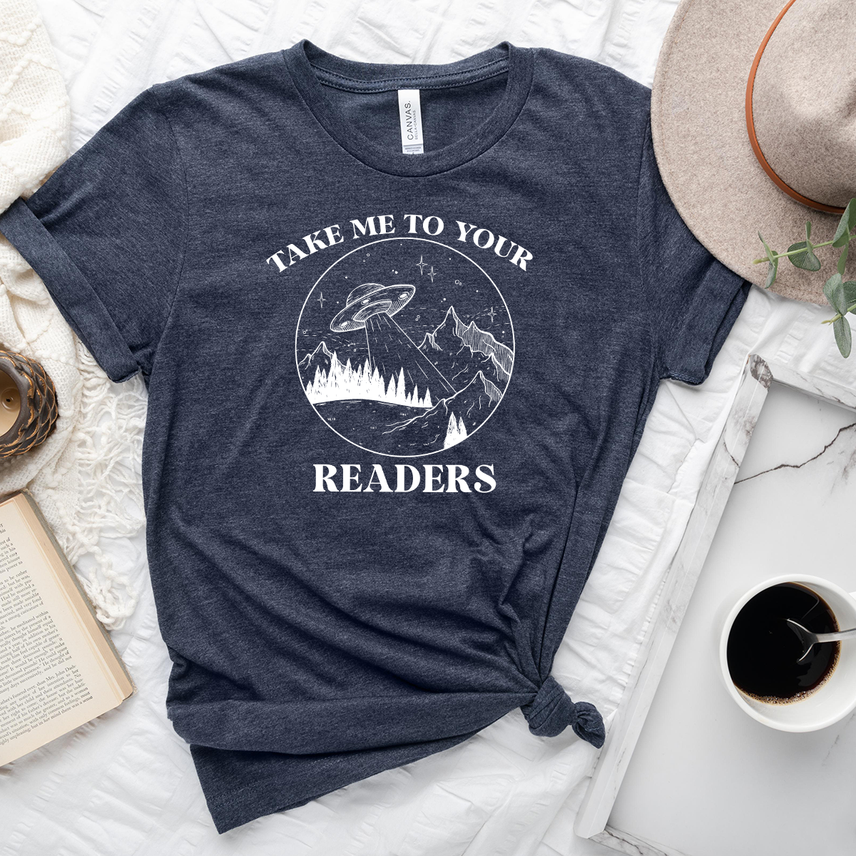 take me to your readers unisex tee