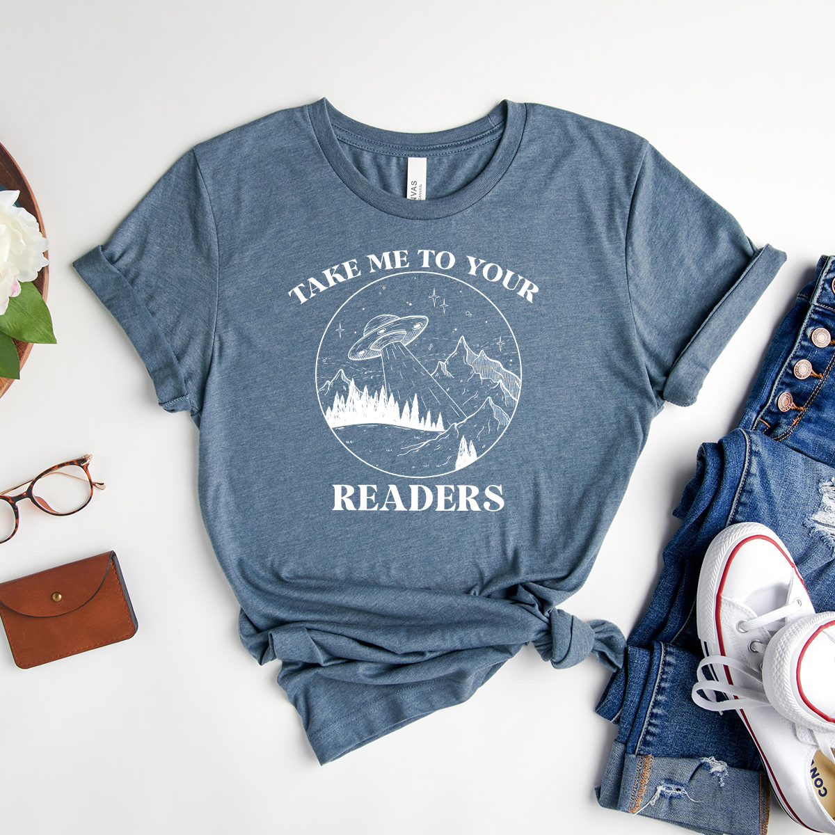 take me to your readers unisex tee