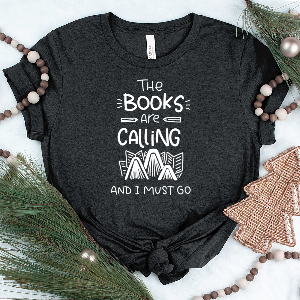 the books are calling unisex tee