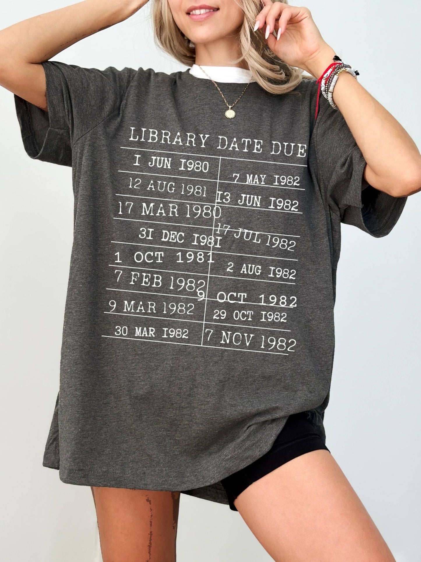 Bookish Shirt | Library Date Due