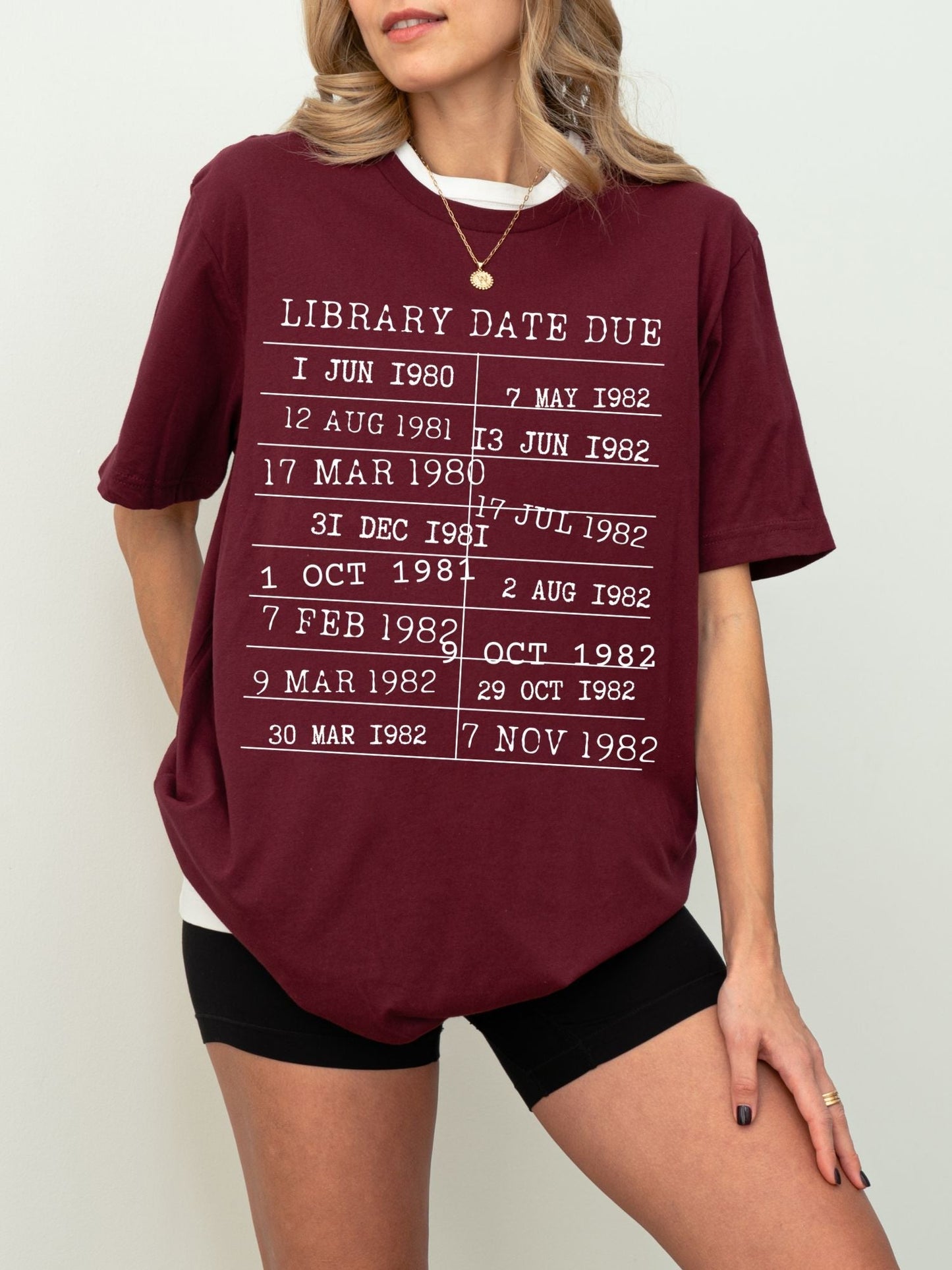 Bookish Shirt | Library Date Due