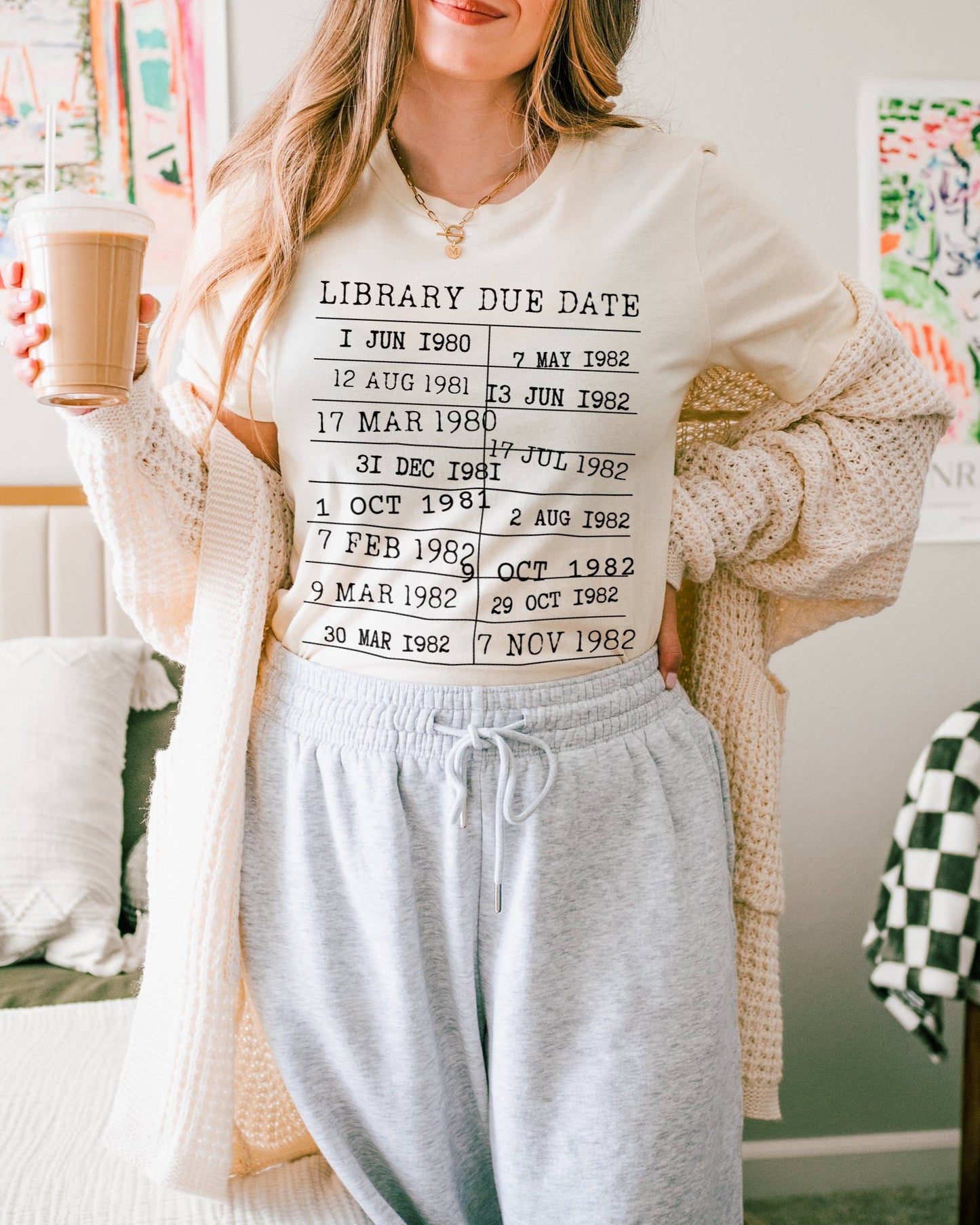 Bookish Shirt | Library Date Due