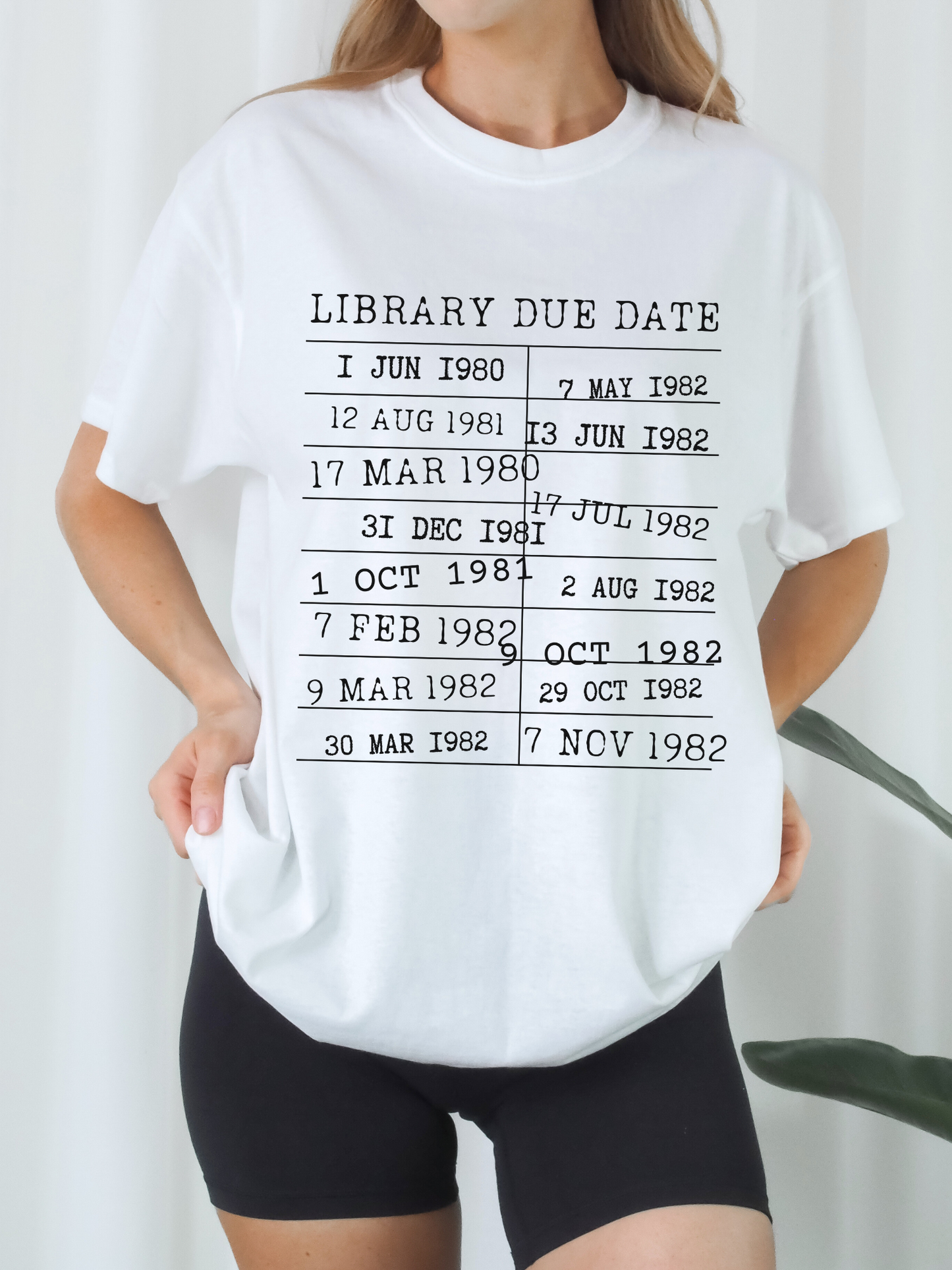 Bookish Shirt | Library Date Due