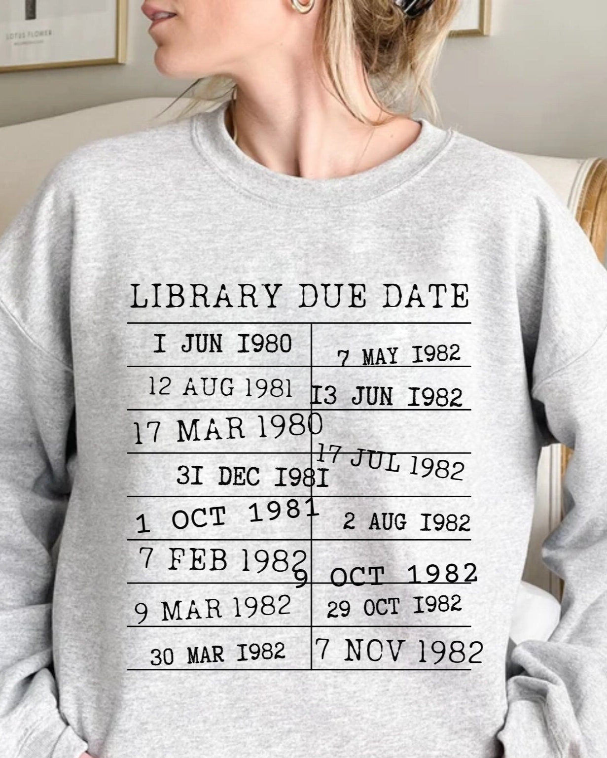 Bookish Shirt | Library Date Due
