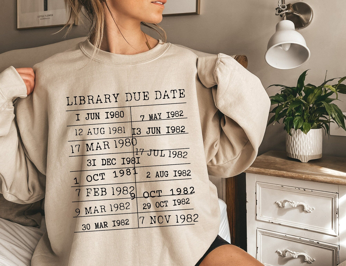 Bookish Shirt | Library Date Due