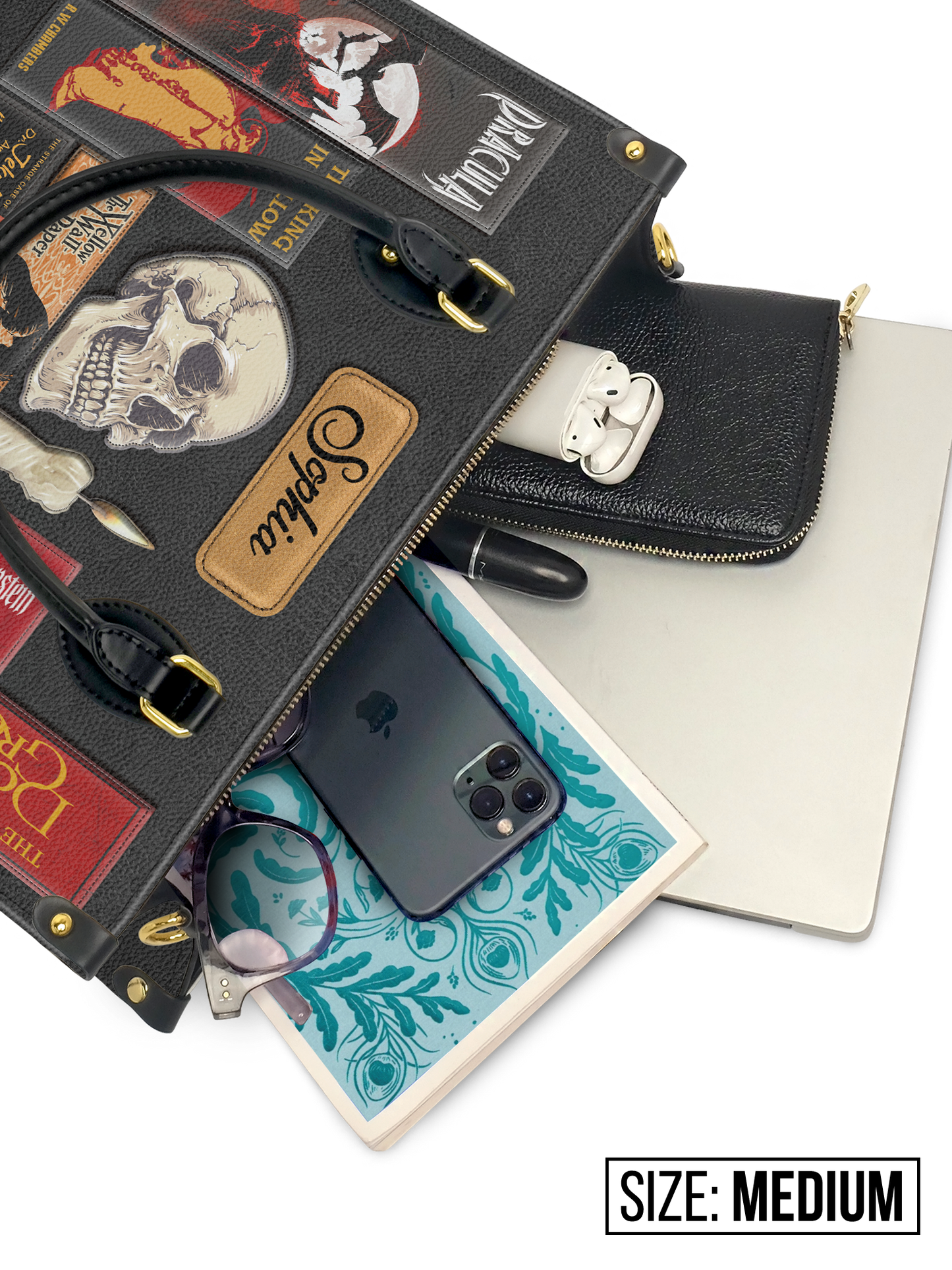 Libro Horror NQAY0812003Y Leather Bag