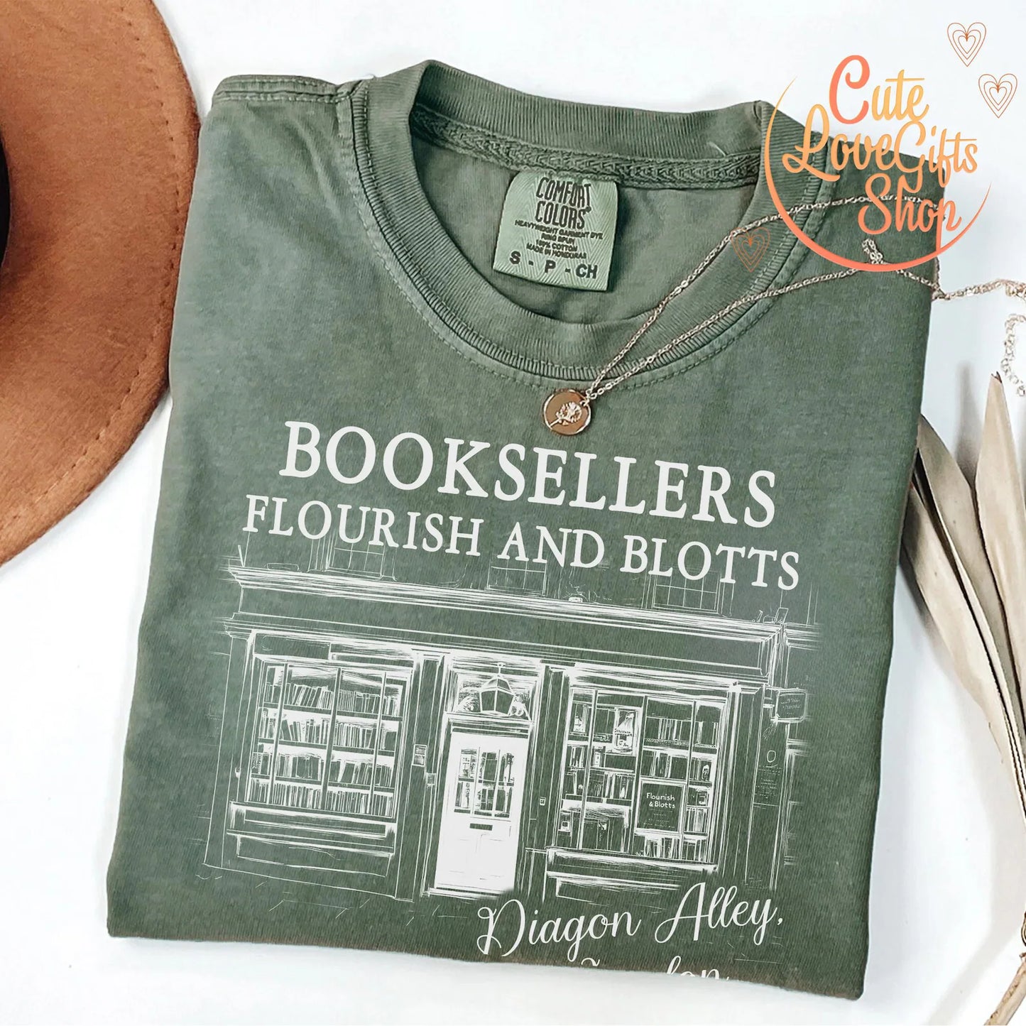 Bookseller Shirt | Flourish and Blotts
