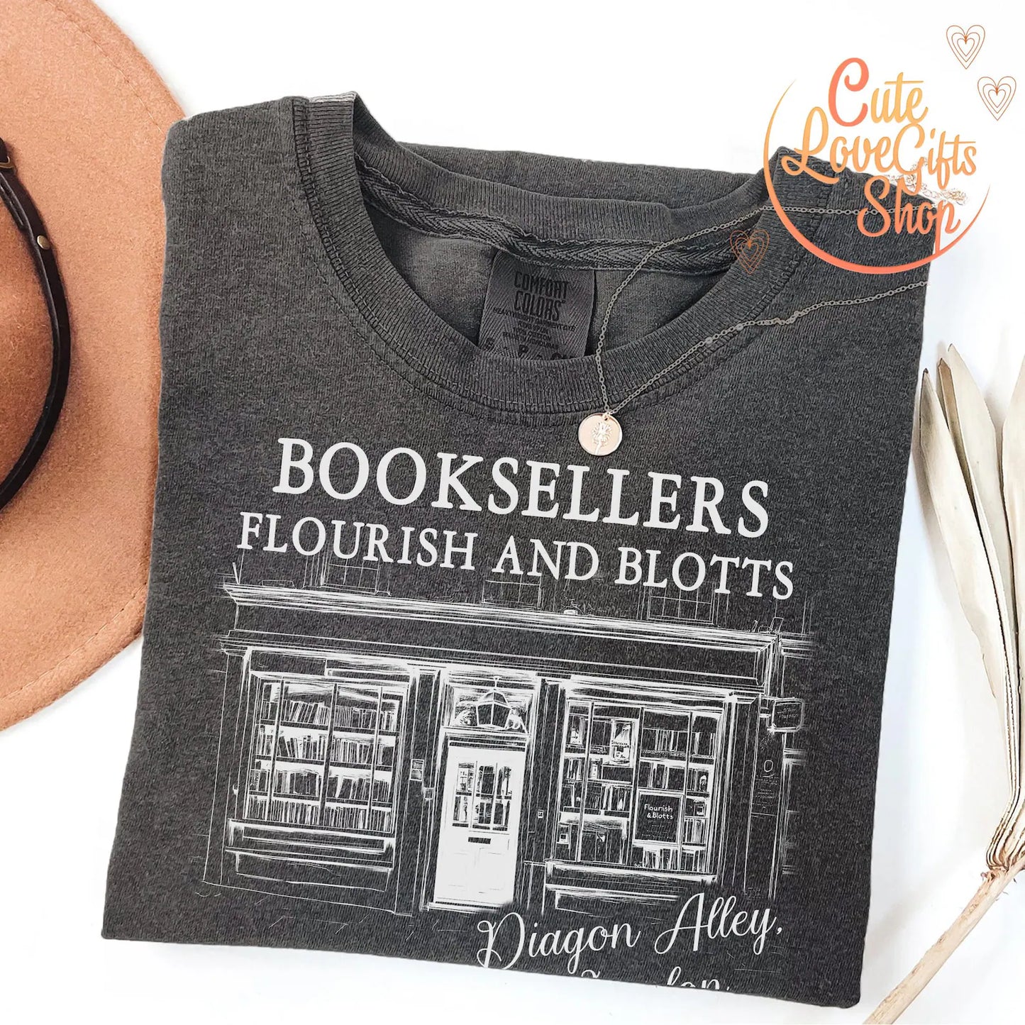 Bookseller Shirt | Flourish and Blotts
