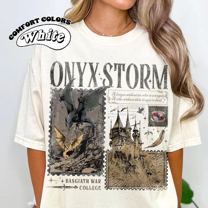 Onyx Storm Comfort Color T-Shirt | Fourth Wing Shirt