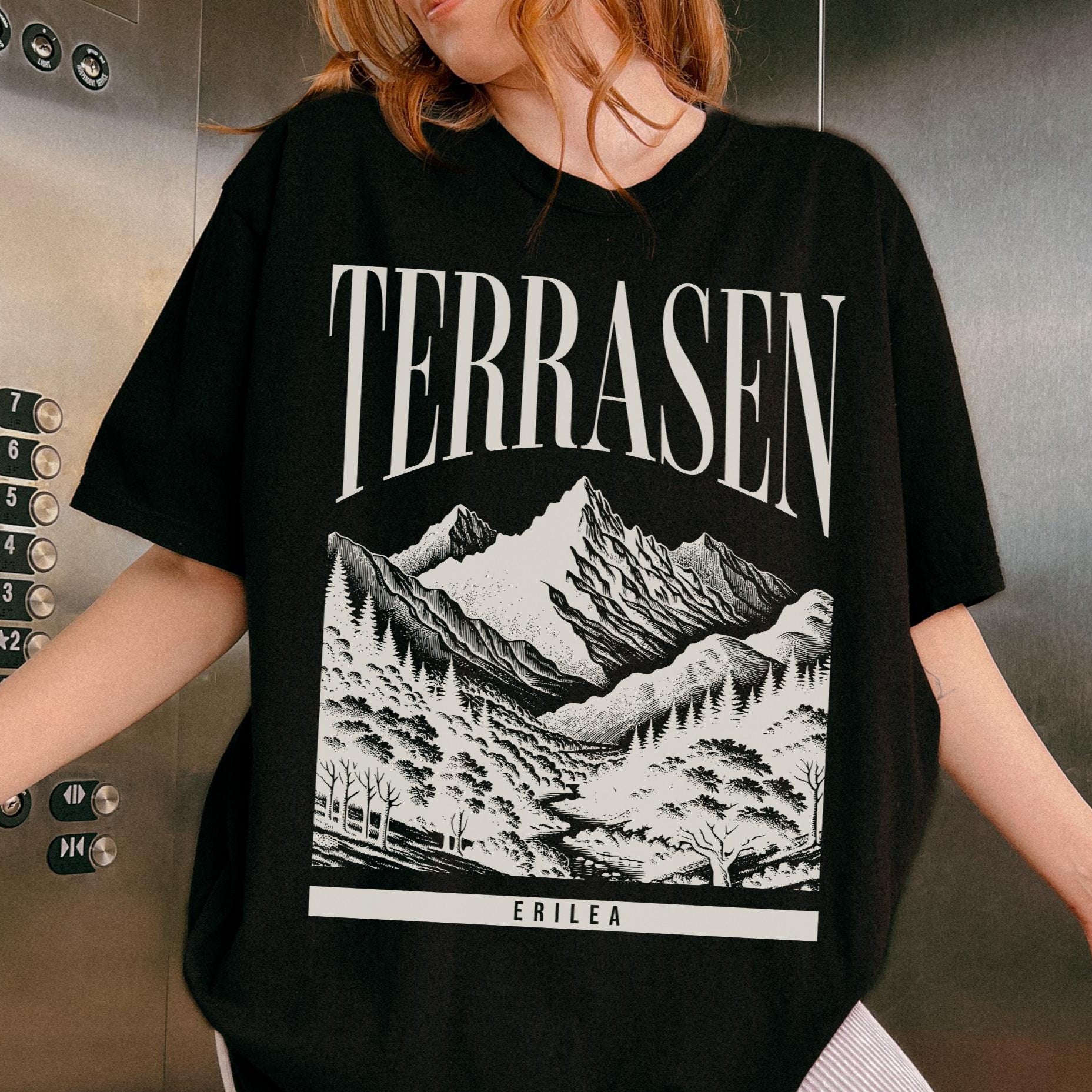 Terrasen Comfort Colors Shirt (Officially Licensed), Throne of Glass Merch, TOG Shirt, Aelin Galathynius, Sjm Universe Merch, Bookish Gift