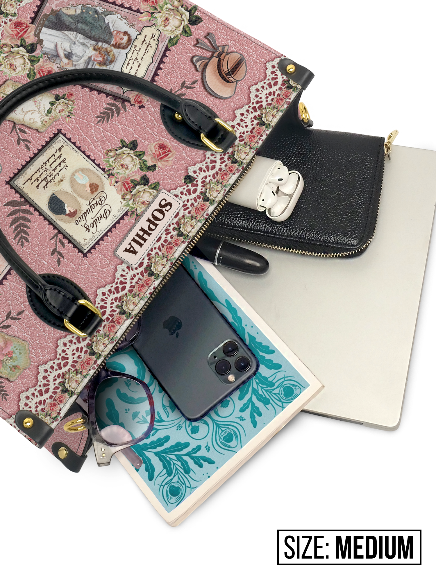 Libro Jane Austen Pride And Prejudice TTLZ2712001Y Leather Bag