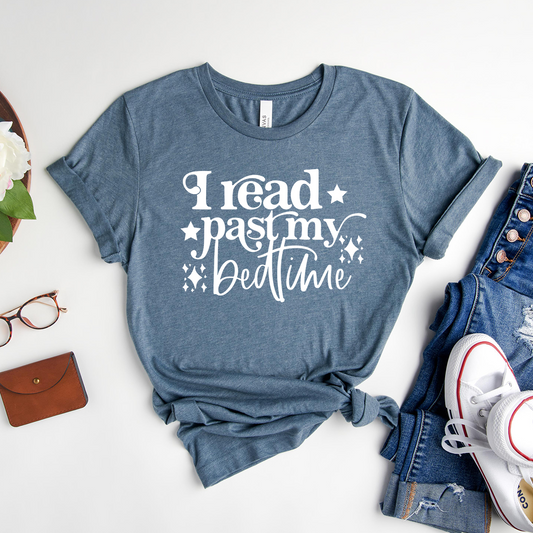 I read past my bedtime unisex tee