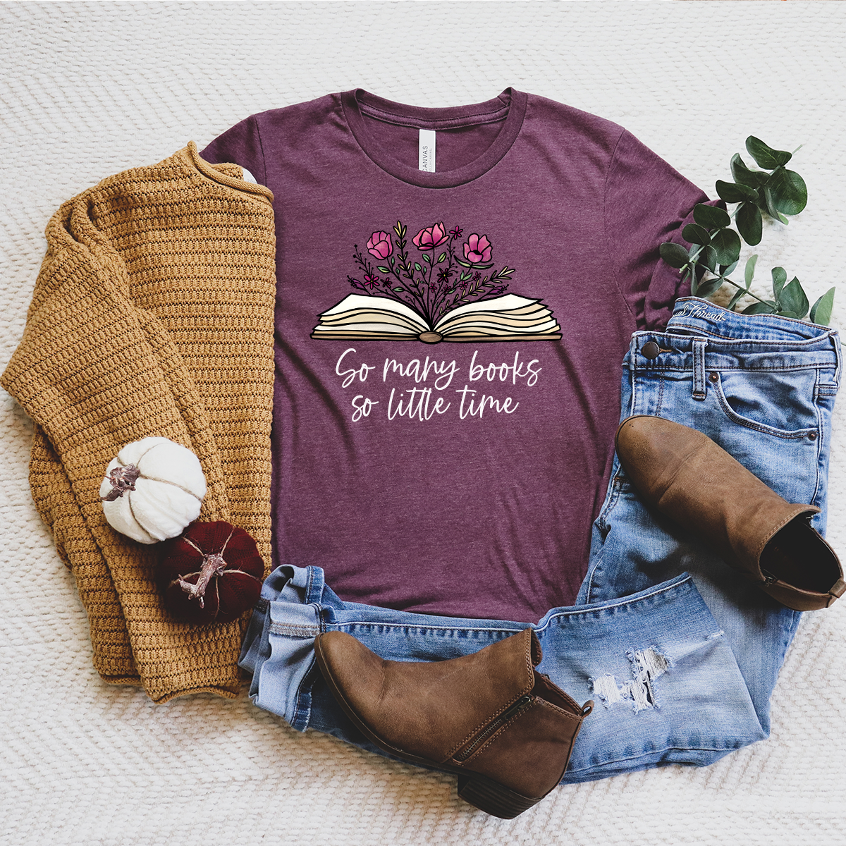 so many books so little time unisex tee